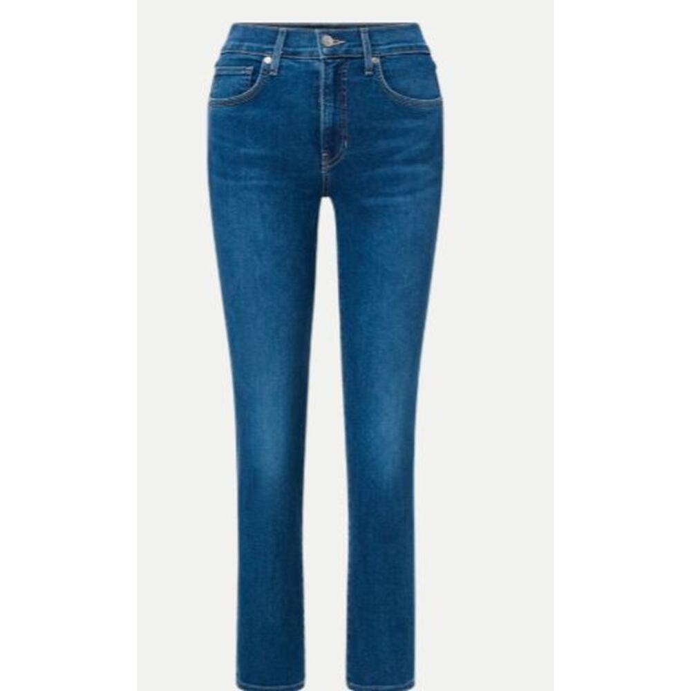 Veronica Beard Carly Kick-Flare High Rise jean Jeans Bright Blue NWT 248 24